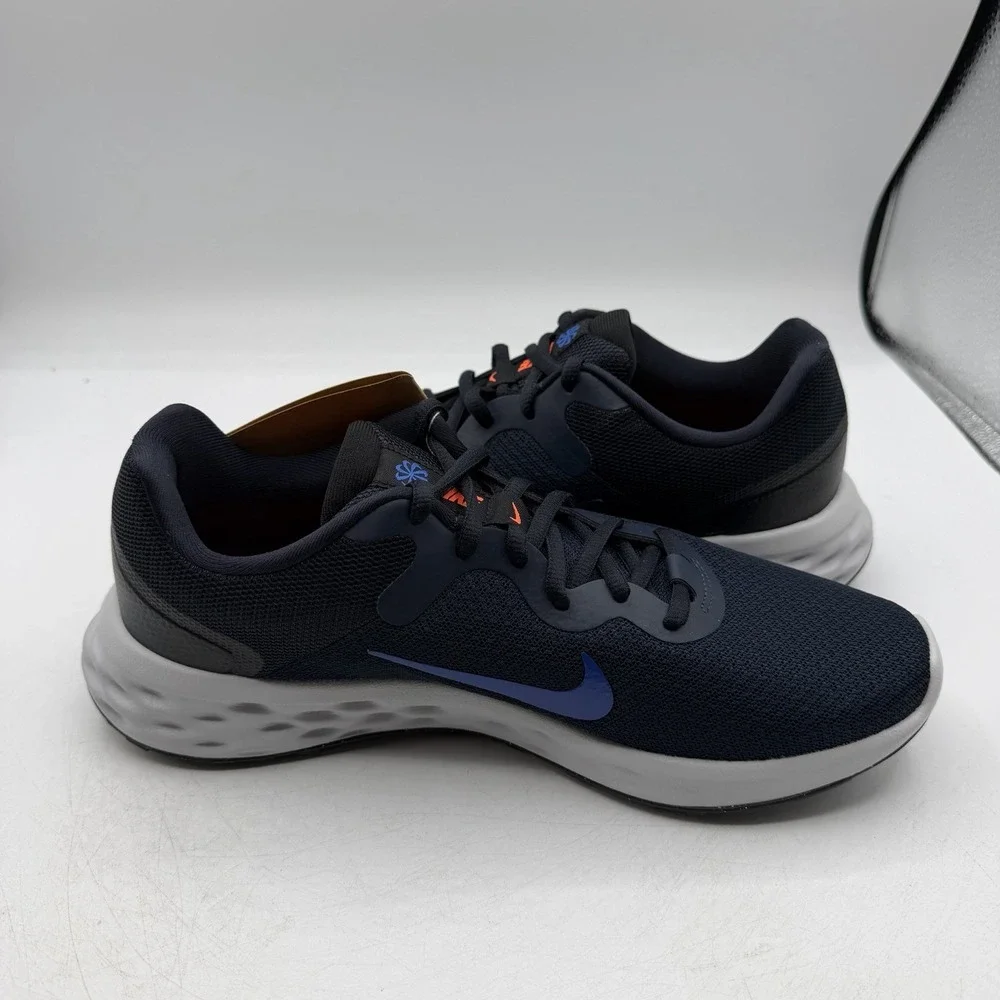 Nike Revolution‎ 6 NN Running Shoes Mens Sz 9 Dark Obsidian/Royal DC3728-400